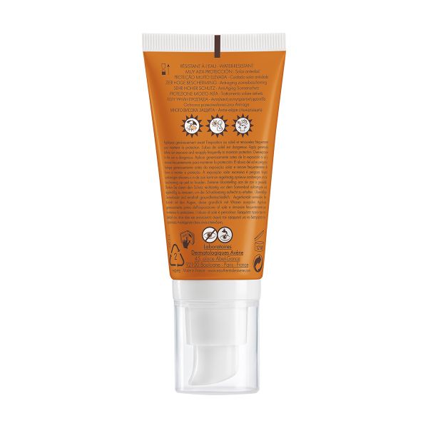 Крем солнцезащитный антивозрастной SPF50+ Avene/Авен туба 50мл (C56027) фото №2