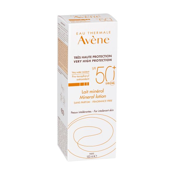 Молочко солнцезащитное с минеральным экраном SPF50+ Avene/Авен 100мл фото №3 Молочко солнцезащитное с минеральным экраном SPF50+ Avene/Авен 100мл фото №3