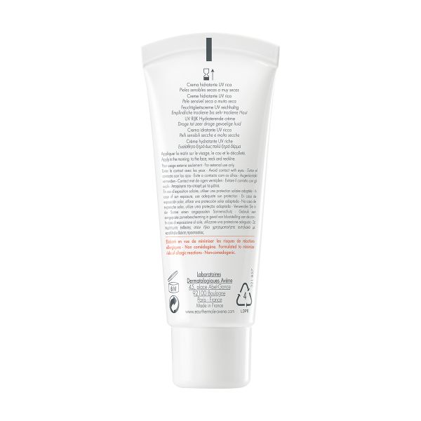 Крем насыщенный SPF30 Hydrance UV Riche Avene/Авен 40мл фото №2