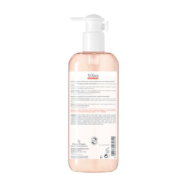 Гель очищающий питательный легкий TriXera Nutrition Avene/Авен 400мл фото №3