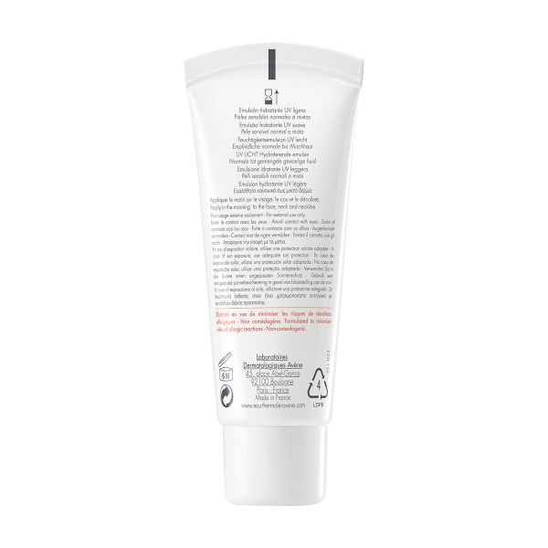 Эмульсия для лица увлажняющая SPF30 Hydrance UV Legere Avene/Авен 40мл  фото №2