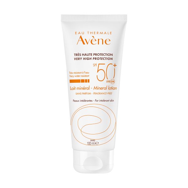 Молочко солнцезащитное с минеральным экраном SPF50+ Avene/Авен 100мл Молочко солнцезащитное с минеральным экраном SPF50+ Avene/Авен 100мл