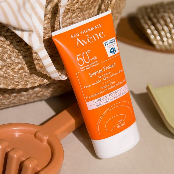 Флюид солнцезащитный ультра водостойкий SPF50+ Intence Protect Avene/Авен туба 150мл (C117150) фото №6