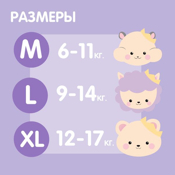 Подгузники-трусики Royal Fluffy Joonies/Джунис 12-17кг 38шт р.XL фото №7
