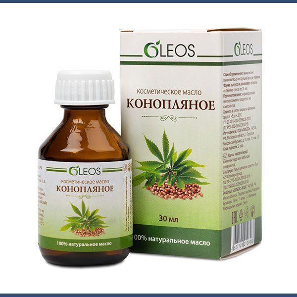 Масло косметическое конопляное Oleos/Олеос фл. 30мл