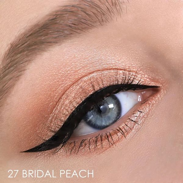 Тени для век жидкие сатиновые Pro satin Relouis 4,7г тон 28 Deep bronze фото №2