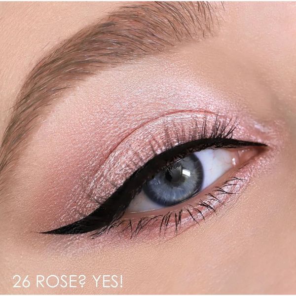 Тени для век жидкие сатиновые Pro satin Relouis 4,7г тон 26 Rose фото №2