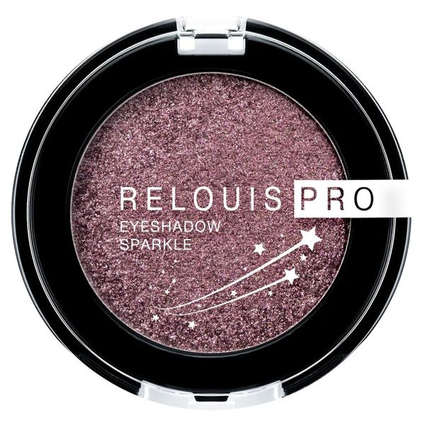 Тени для век Pro sparkle Relouis 2,9г тон 07 Purple smoky/Баклажановый дуохром