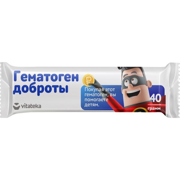 Гематоген Доброты детский  Vitateka/Витатека 40г