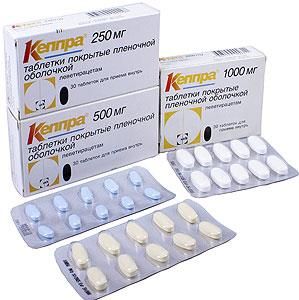 Кеппра таблетки п/о плен. 500мг 60шт
