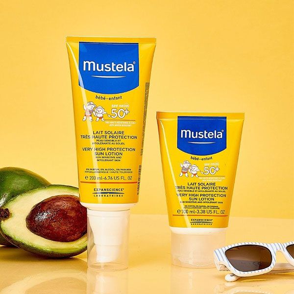 Солнцезащитное молочко с очень высокой степенью защиты SPF 50+ Мустела (Mustela) 200 мл фото №5