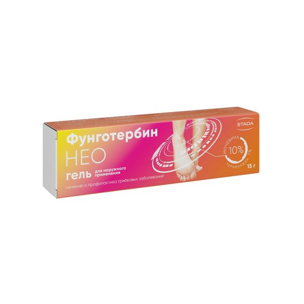 Фунготербин Нео гель для наружного применения 10мг/г+100мг/г 15г фото №2