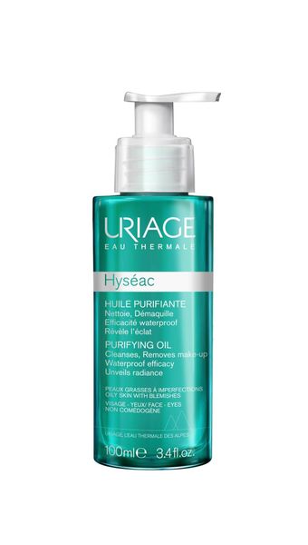 Масло для лица очищающее Hyseac Uriage/Урьяж помпа 100мл