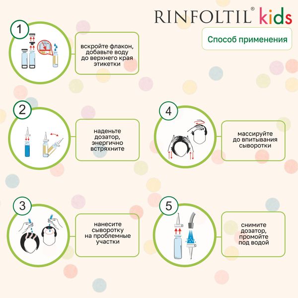 Сыворотка гипоаллергенная с липосомами для детей Kids Rinfoltil/Ринфолтил фл. 30шт фото №8