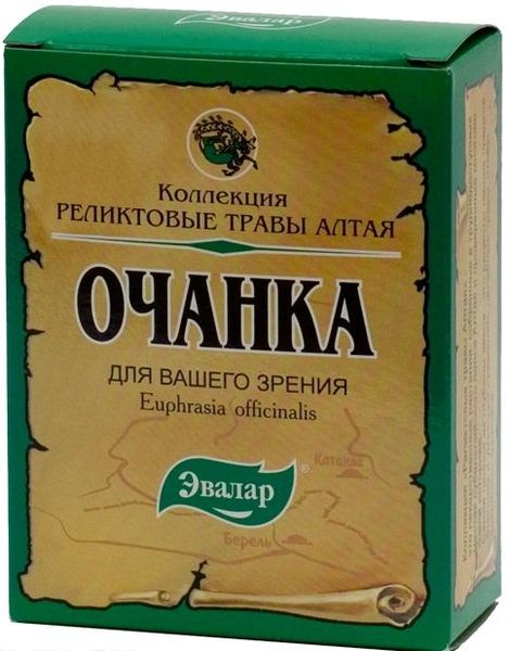 Фиточай очанка лекарственная Эвалар пачка 50г