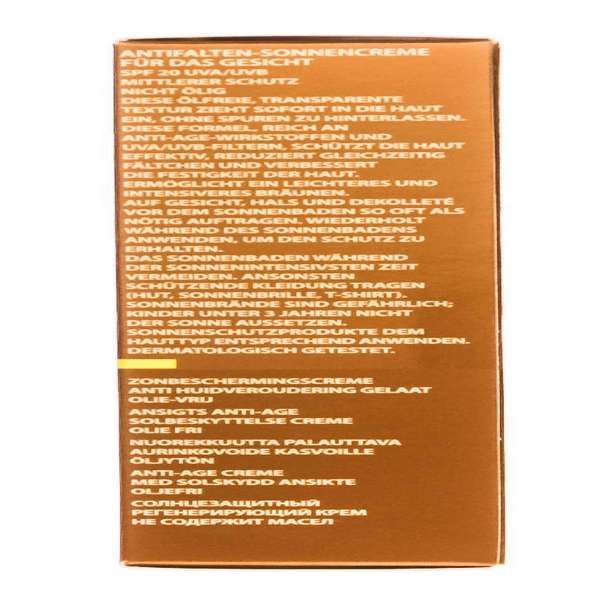 Крем солнцезащитный для лица регенерирующий SPF20 Face age recovery Academie/Академи 50мл фото №5