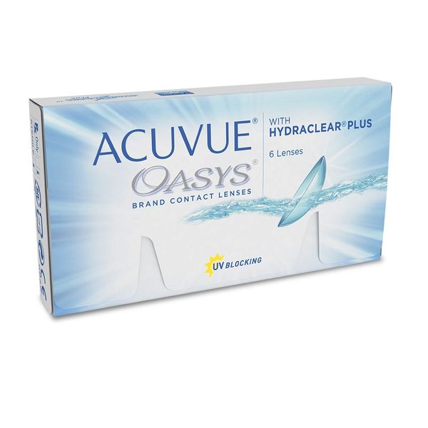 Линзы контактные Acuvue Oasys Hydraclear plus (-1.75/8.4/14.0) 6шт фото №2 Линзы контактные Acuvue Oasys Hydraclear plus (-1.75/8.4/14.0) 6шт фото №2