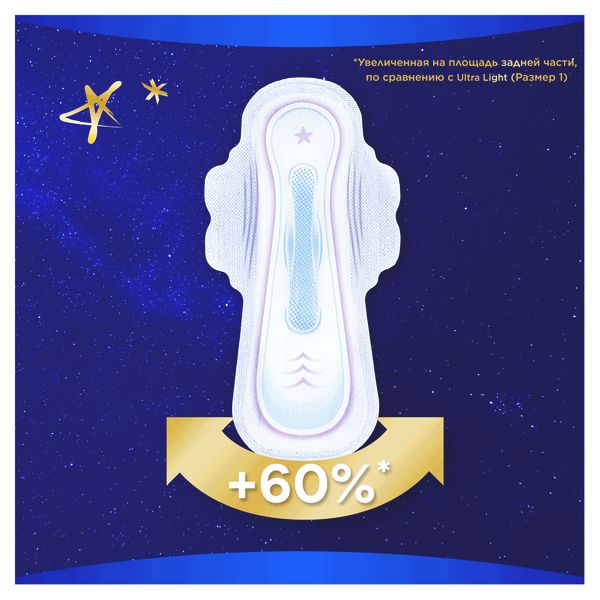 Прокладки гигиенические женские ультратонкие аромат-е Ultra Secure Night Plus Always/Олвейс 10шт фото №4