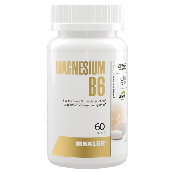 Магний В6 Maxler/Макслер таблетки 950мг 60шт