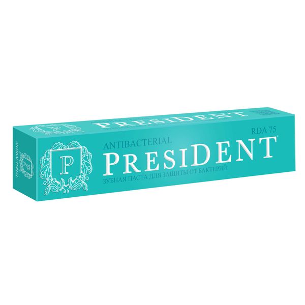 Паста зубная Antibacterial President/Президент 50мл