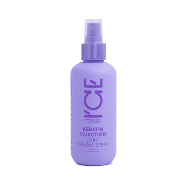 Спрей для поврежденных волос кератиновый 20 в 1 Keratin Injection ICE Professional Natura Siberica/Натура Сиберика 200мл