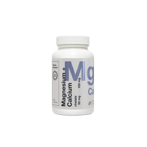Магний+Кальций хелат Элентра/Elentra nutrition капсулы 1210мг 90шт