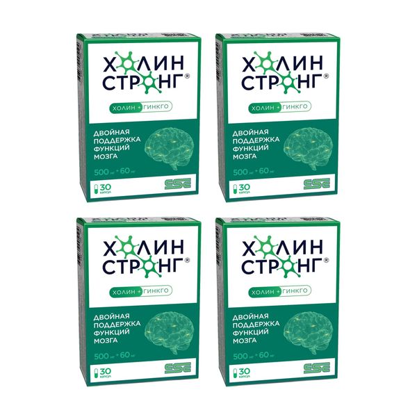 4Х Холин Стронг капсулы 0,588г 30шт