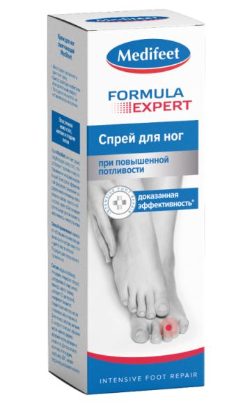 Спрей для ног при повышенной потливости Medifeet/Медифит 100мл