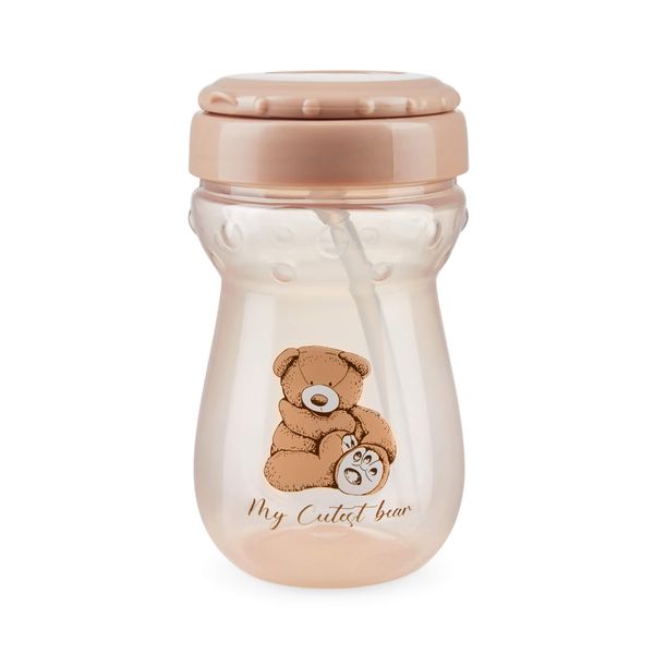 Поильник с трубочкой мишки Happy Baby/Хэппи Беби 360мл фото №4