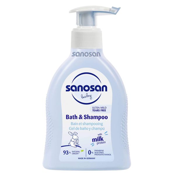 Средство для купания и шампунь Baby Sanosan/Саносан фл. 200мл (985301)