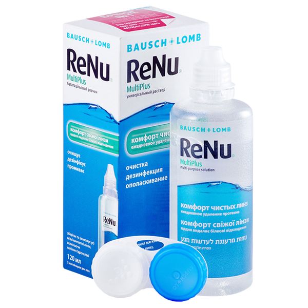 Раствор универсальный ReNu MultiPlus 120мл фото №3