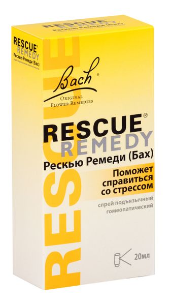 Рескью Ремеди спрей подъязычный 20мл