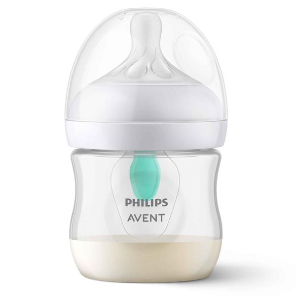 Бутылочка из полипропилена с силиконовой соской медленный поток Anti-colic Natural Response Philips Avent 125мл 2шт (SCY670/02) фото №2