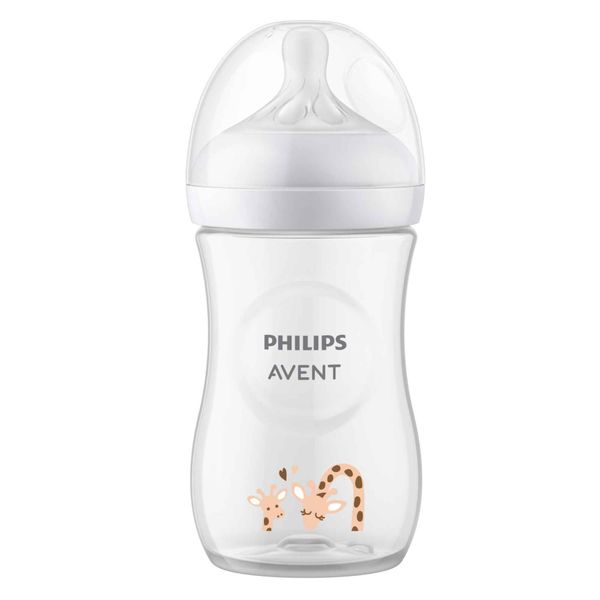 Бутылочка из полипропилена с силиконовой соской средний поток 1 мес. Natural Response Philips Avent 260мл (SCY903/66)