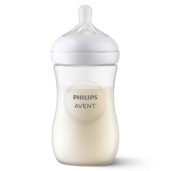 Бутылочка из полипропилена с силиконовой соской средний поток 1 мес. Natural Response Philips Avent 260мл (SCY903/01) фото №4