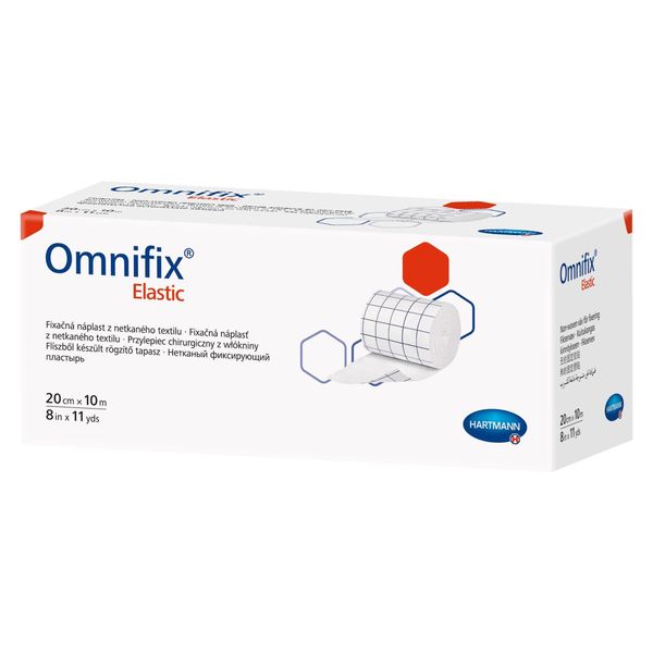 Пластырь фиксирующий нестерильный нетканый Elastic Omnifix/Омнификс 10м х 20см