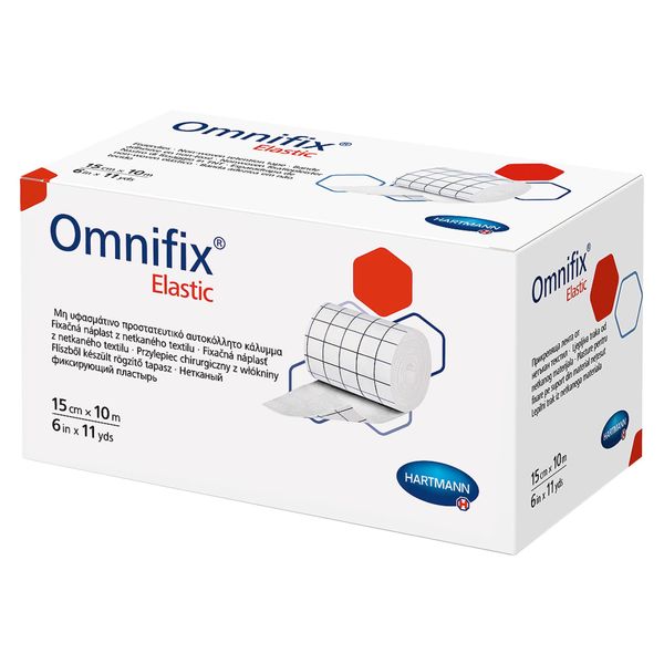 Пластырь фиксирующий нестерильный нетканый Elastic Omnifix/Омнификс 10м х 15см фото №2