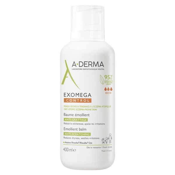 Бальзам для лица и тела смягчающий Exomega Control A-derma/А-дерма фл. 400мл