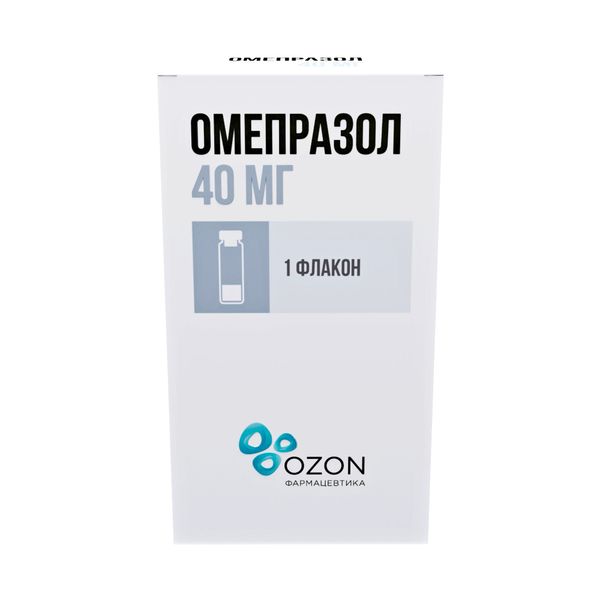 Омепразол лиофилизат для приг. раствора для инфузий. фл. 40мг фото №3
