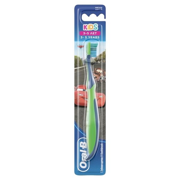 Щетка зубная экстрамягкая для детей 3+ Тачки/Холодное сердце Kids Oral-B/Орал-би (Crs/Frz)