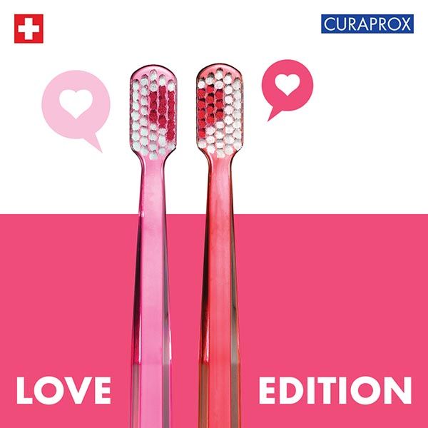 Щетка зубная ультрамягкая для взрослых Duo Love Curaprox/Курапрокс 2шт (CS5460/2) фото №3