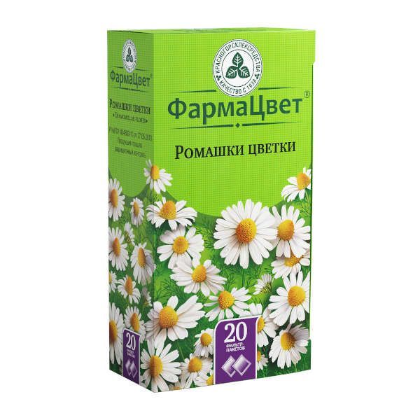 Изображение товара Ромашки цветки ф/п 1,5г 20шт