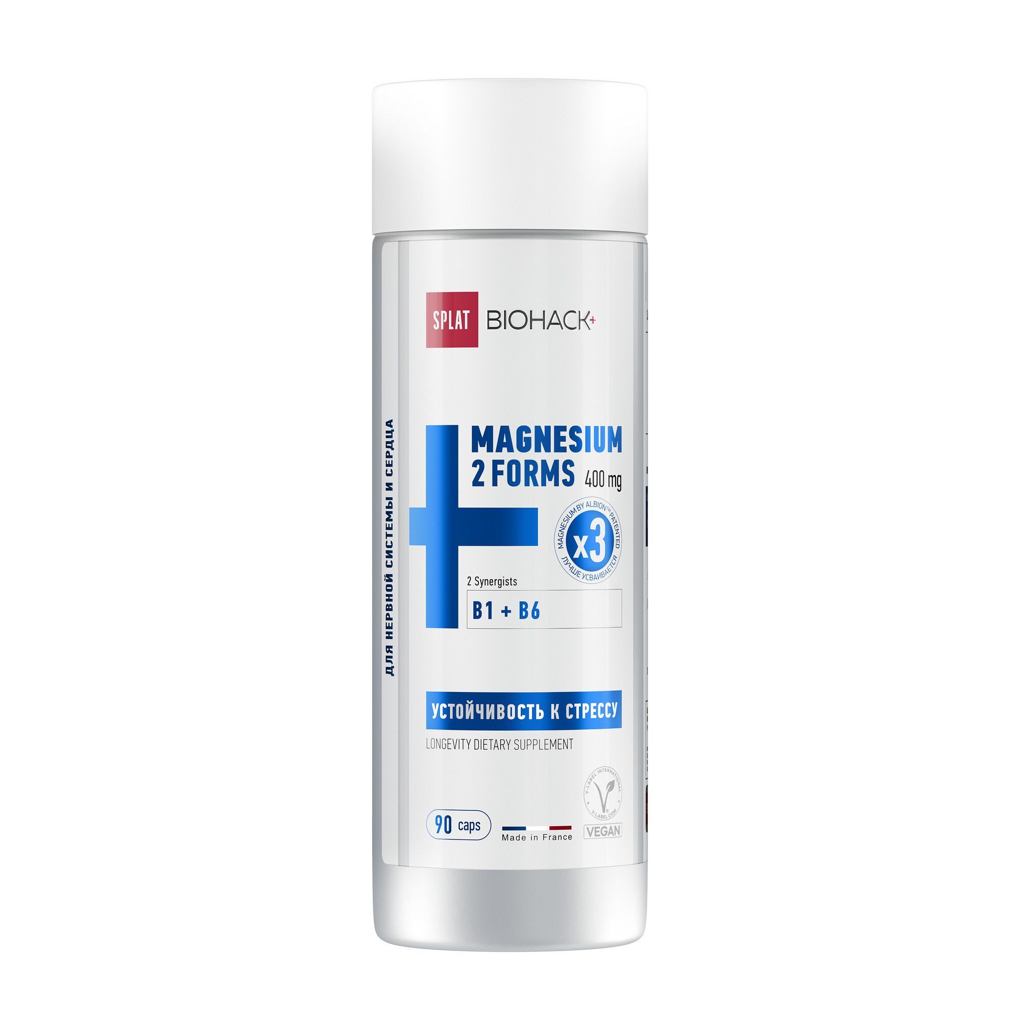 Изображение товара Магний Плюс 400мг БиоХак+ капсулы 90шт от SPLAT
