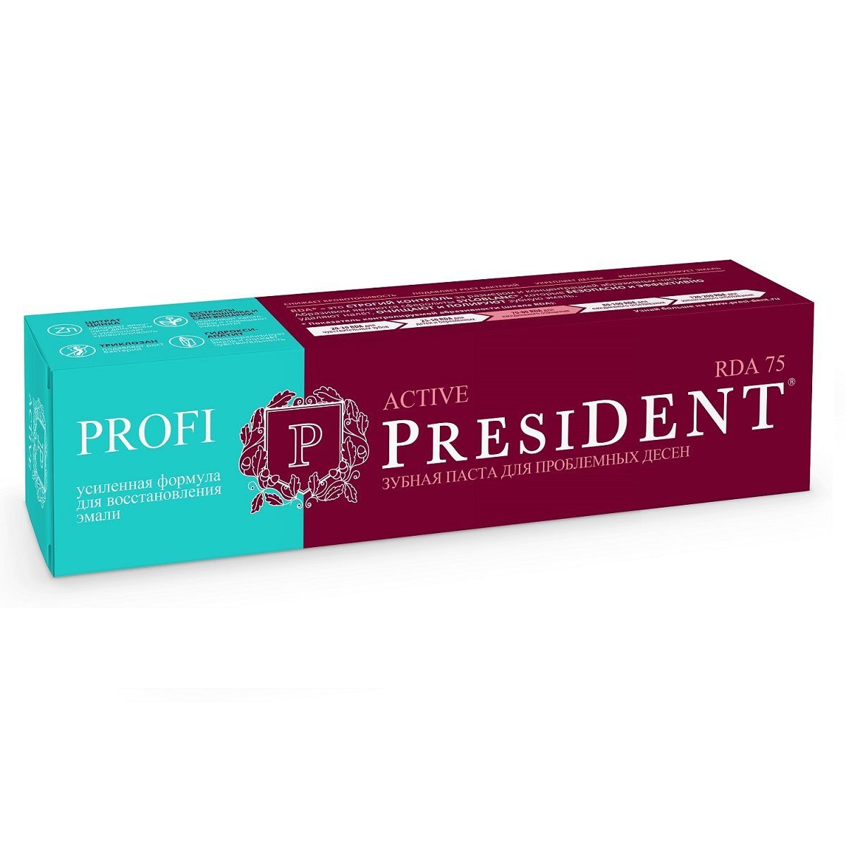 Изображение товара Паста зубная Profi Active President/Президент 100мл