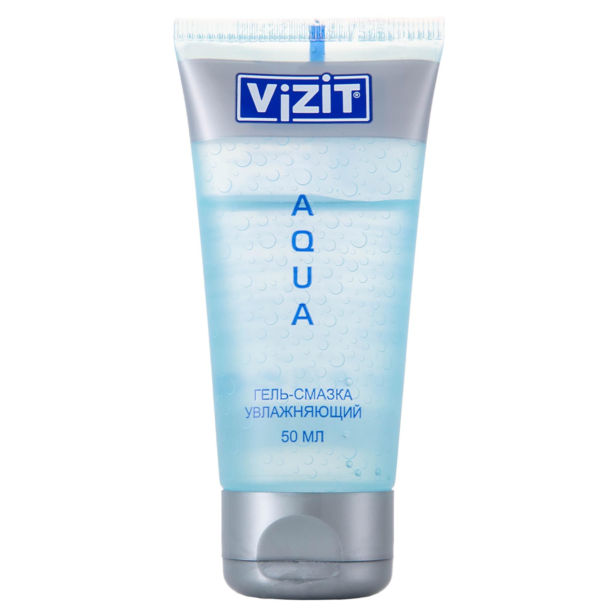 Изображение товара Увлажняющий гель для удовольствия Аква Vizit 50мл безопасный интимный уход