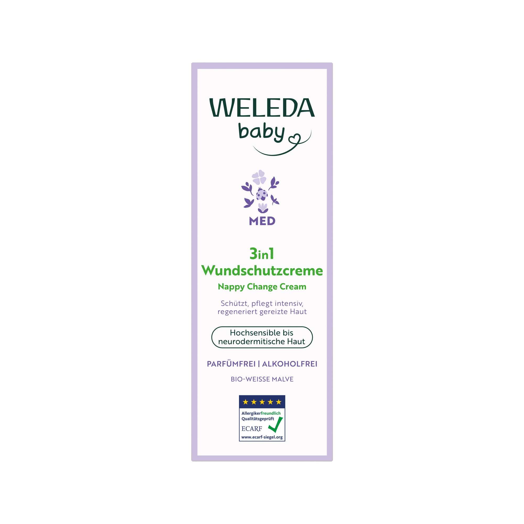 Изображение товара Крем для защиты гиперчувствительной кожи в области пеленания с алтеем Weleda/Веледа туба 50мл