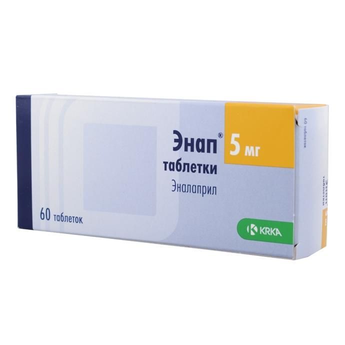 Изображение товара Энап таблетки 5мг 60шт