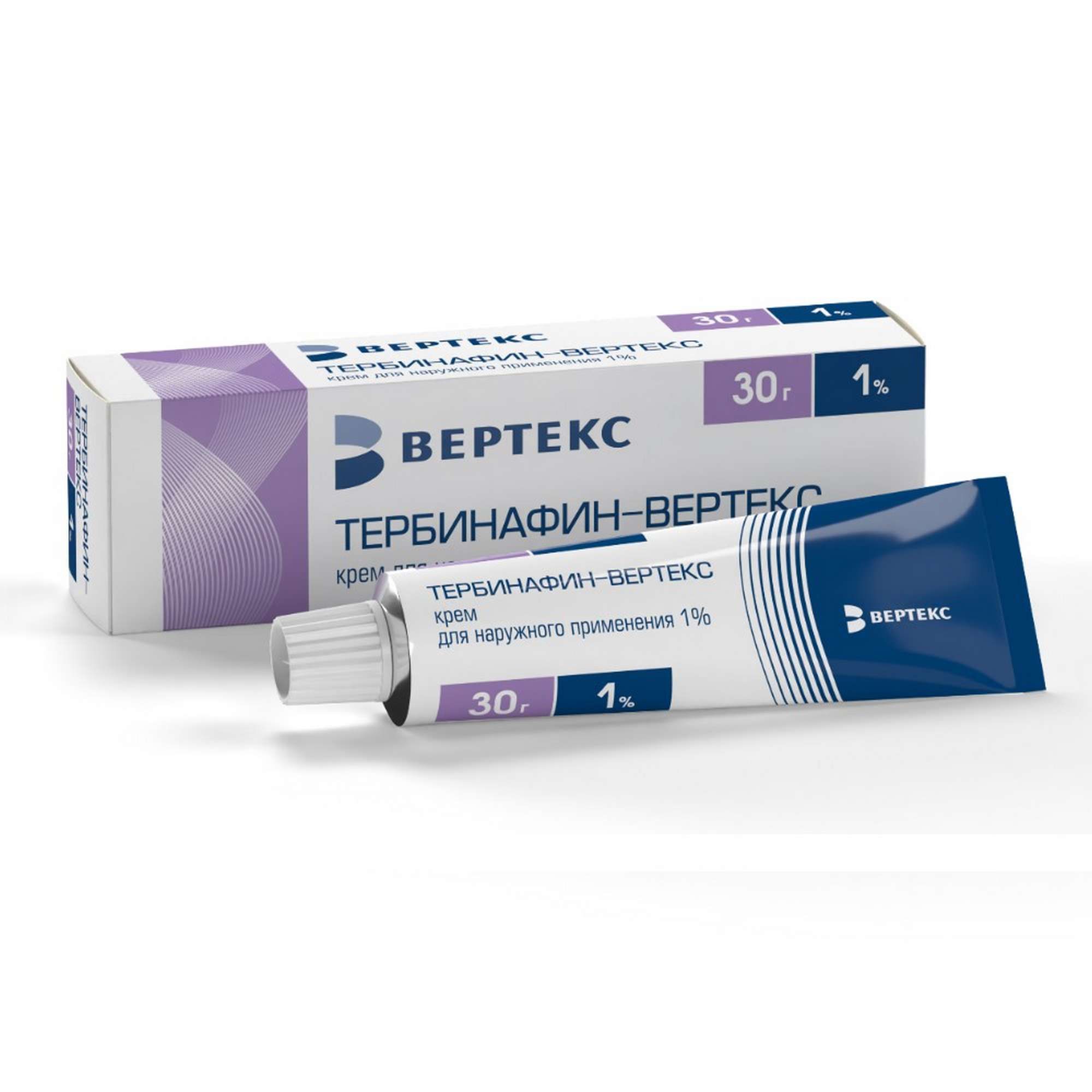 Изображение товара Тербинафин-Вертекс крем для наружного применения 1% 30г