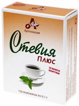 Изображение товара Заменитель сахара Стевия плюс Артемизия таблетки 100мг 150шт