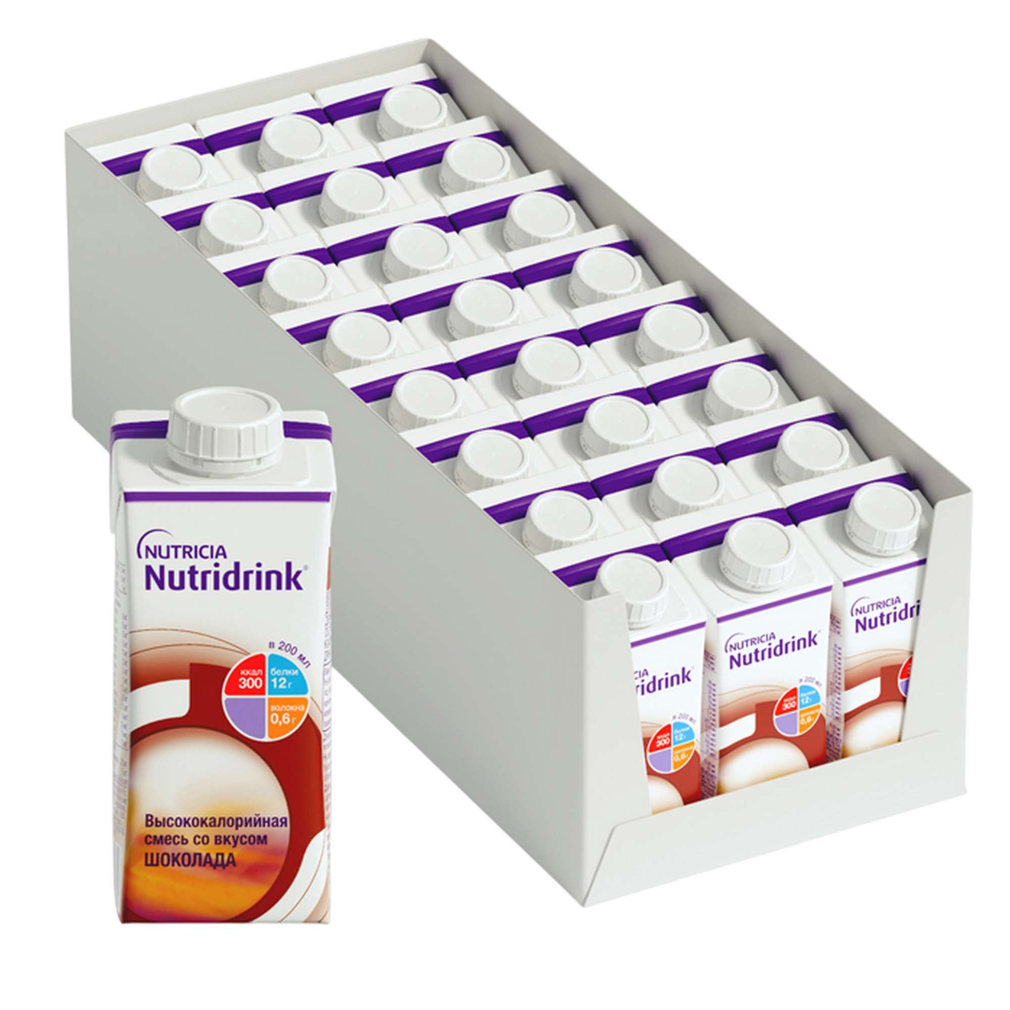 Изображение товара Нутридринк 200мл лечебное диетическое питание шоколад высококалорийное